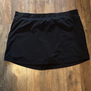 STYLUS Black Athletic Skort with Built-In Shorts